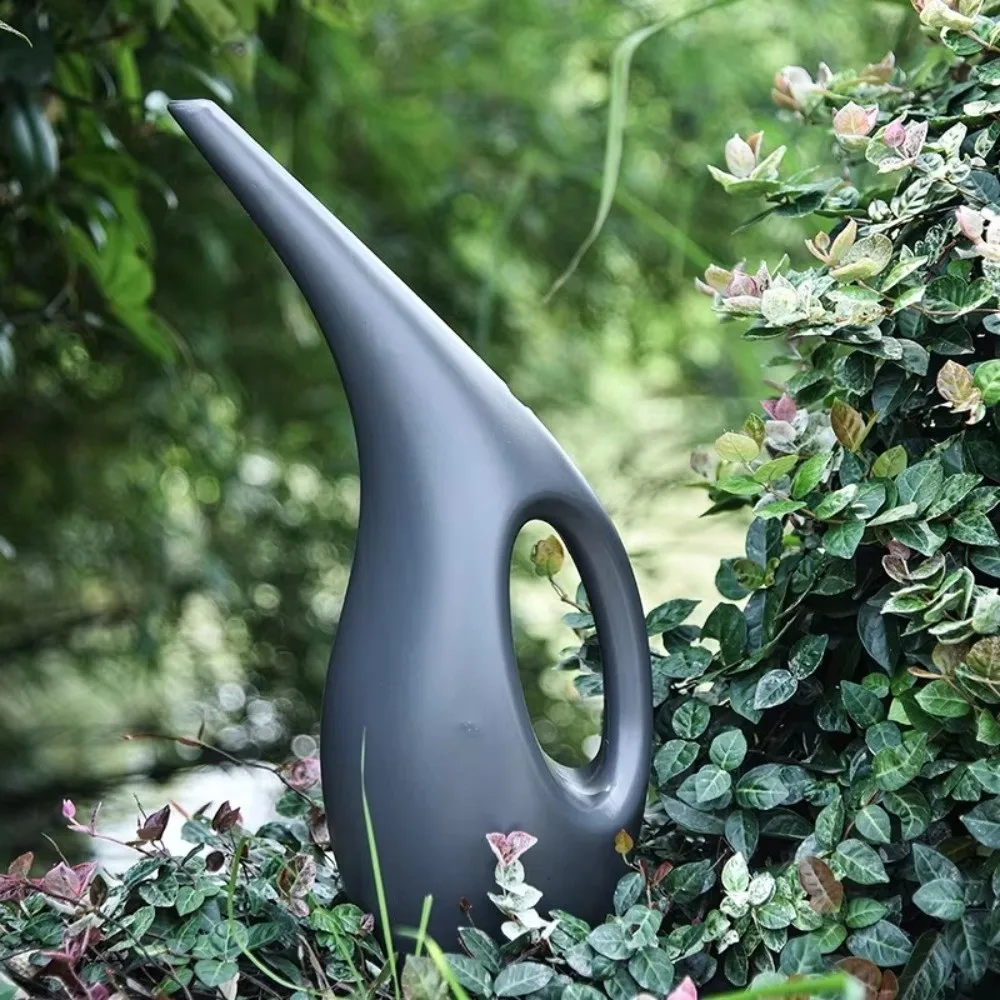 1.5L 2.5L Watering Pot Large Capacity Long Mouth Watering Can Curved Handle Green Plants Flower Potted Sprinkler Bottle