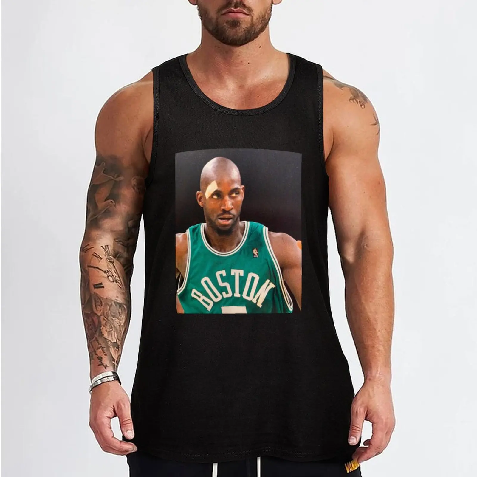 kevin garnett. Tank Top Japanese t-shirt clothing men t-shirts man