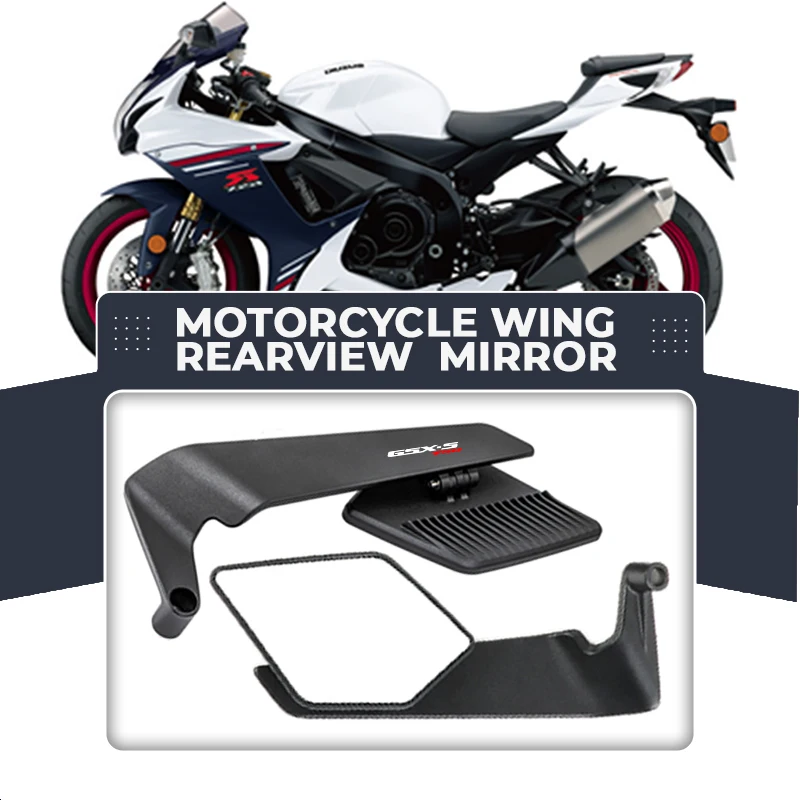 

HD широкоугольное зеркало заднего вида из сплава для мотоцикла с ветровым крылом для SUZUKI GSX-S750 GSX-S1000GT Gixxer DR-650 SV650 M109R