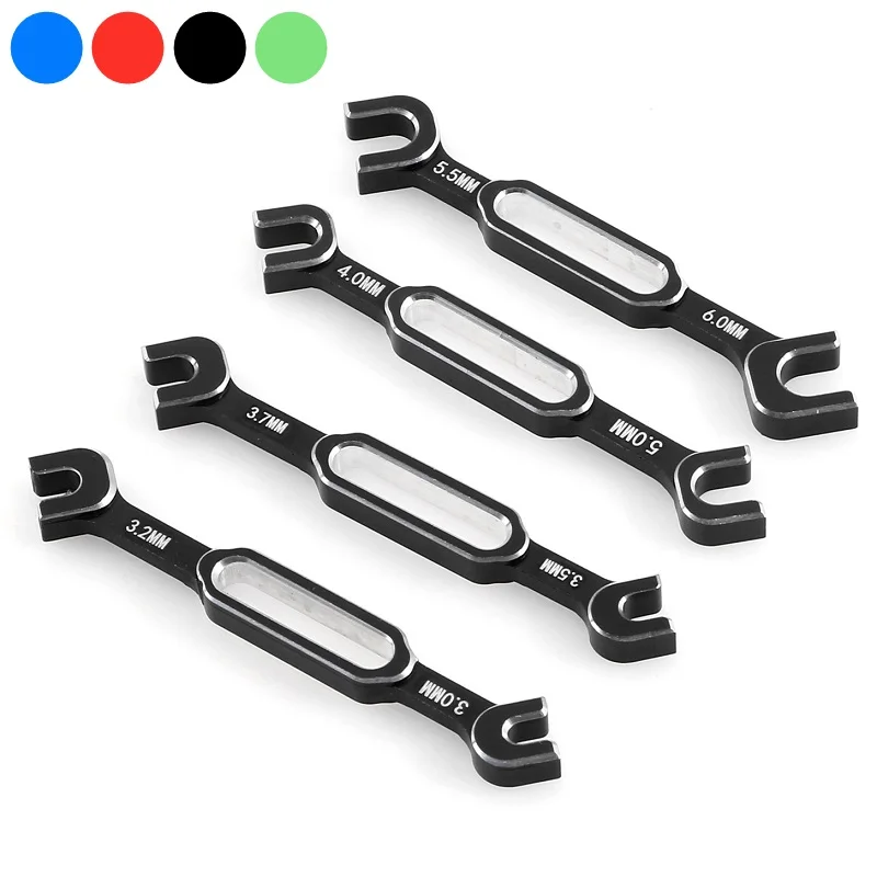 

4Pcs Wrench 3/3.2/3.5/3.7/4/5/5.5/6mm Turnbuckle Nut Ball End Joint Remover Universal Tool For RC Car Drone Boat