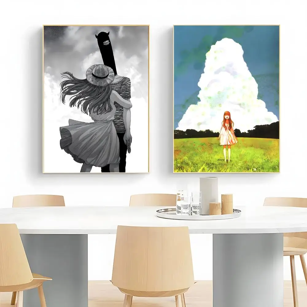 Melancholic Manga G-Goodnight Punpun Poster Wall Art Print Decorative Mural Home Decor Gift Unframed