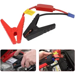 Jump Starter Cable with Clamps Booster Cable with EC5 Plug Connector and Prevent Reverse Charge Module for Car Jump Starter