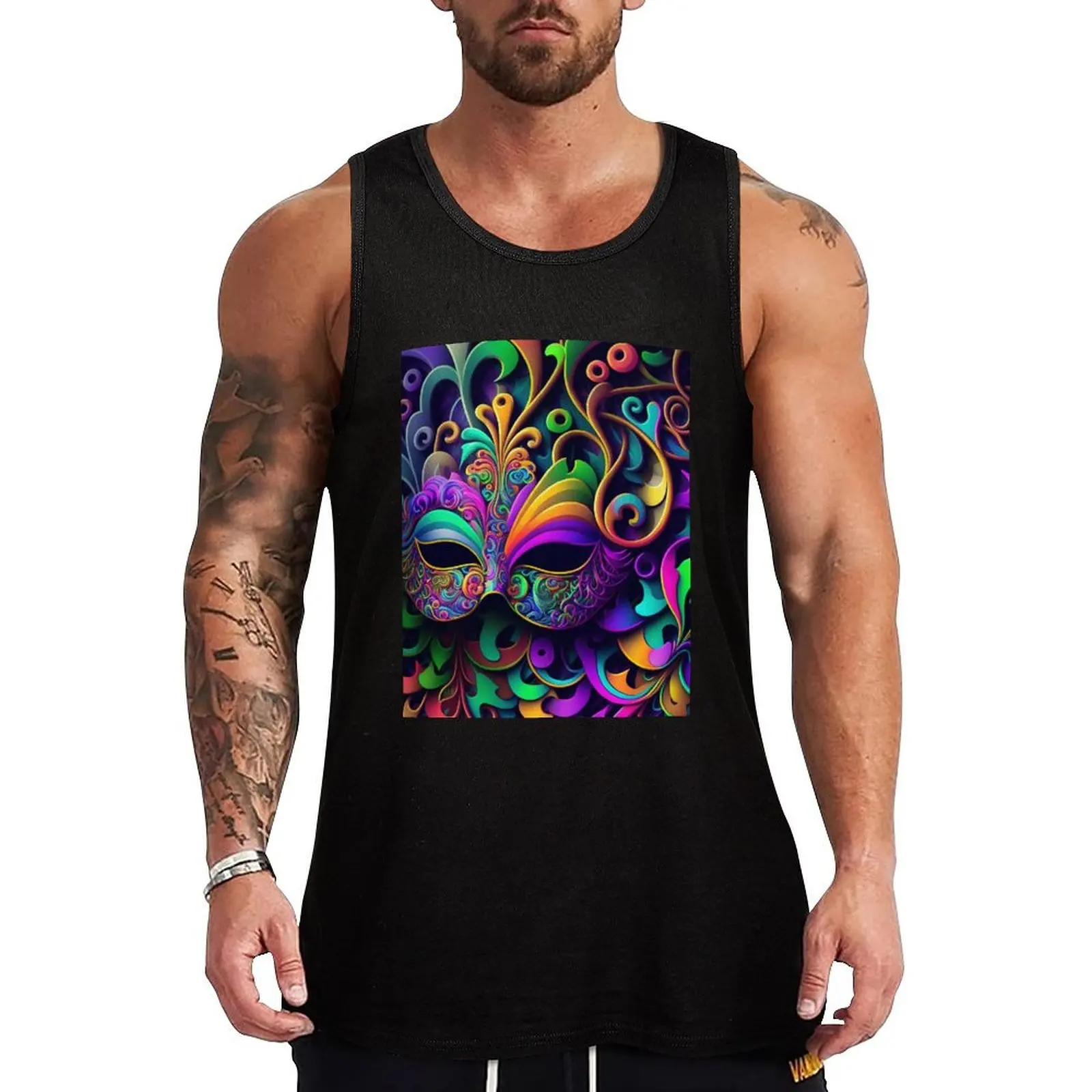 Mardi Gras Dress, Mardi Gras 2023 Tank Top Sleeveless Basic Tee Soft Regular Fit Tank Top