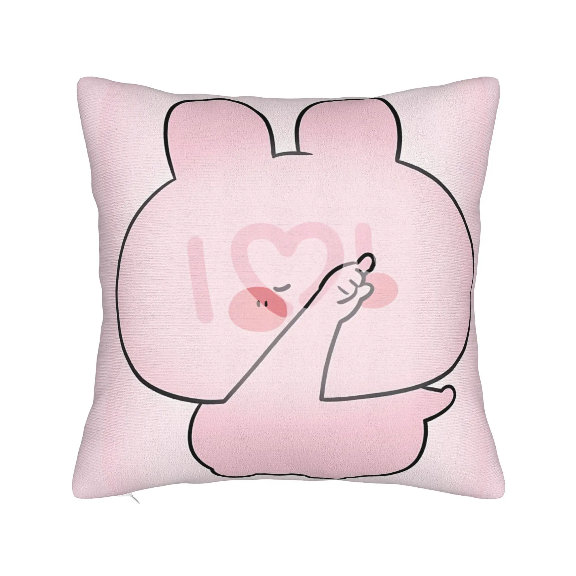 A-Asamimichaan Asleep Cute Asamimi Pillow Cover Retro Trendy Pillow Case For Sofa Car Home Decor Print Pillowcases Birthday Gift