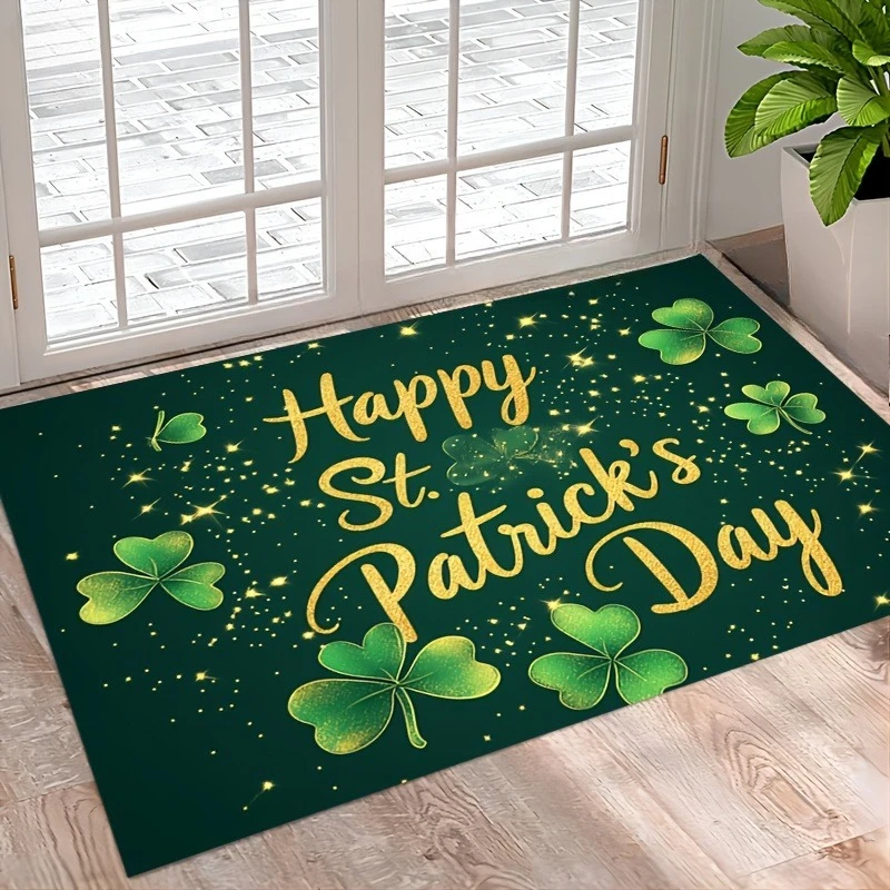 Vintage Mushroom Floral Rectangular Area Rug Wild Daisy Forest Foliage Art Graphic Floor Mat for Entryway Porch Home Decoration
