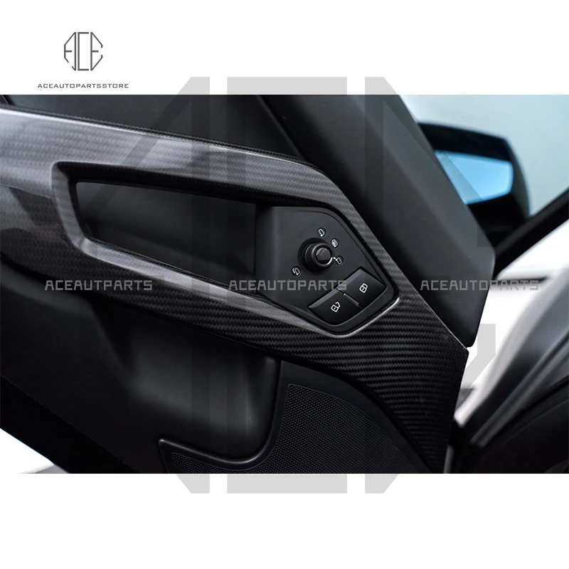 For Lamborghini Aventador LP700 Dry Carbon Fiber Inner Door Handle Panel Car Modification Accessories Car Styling Ccessories