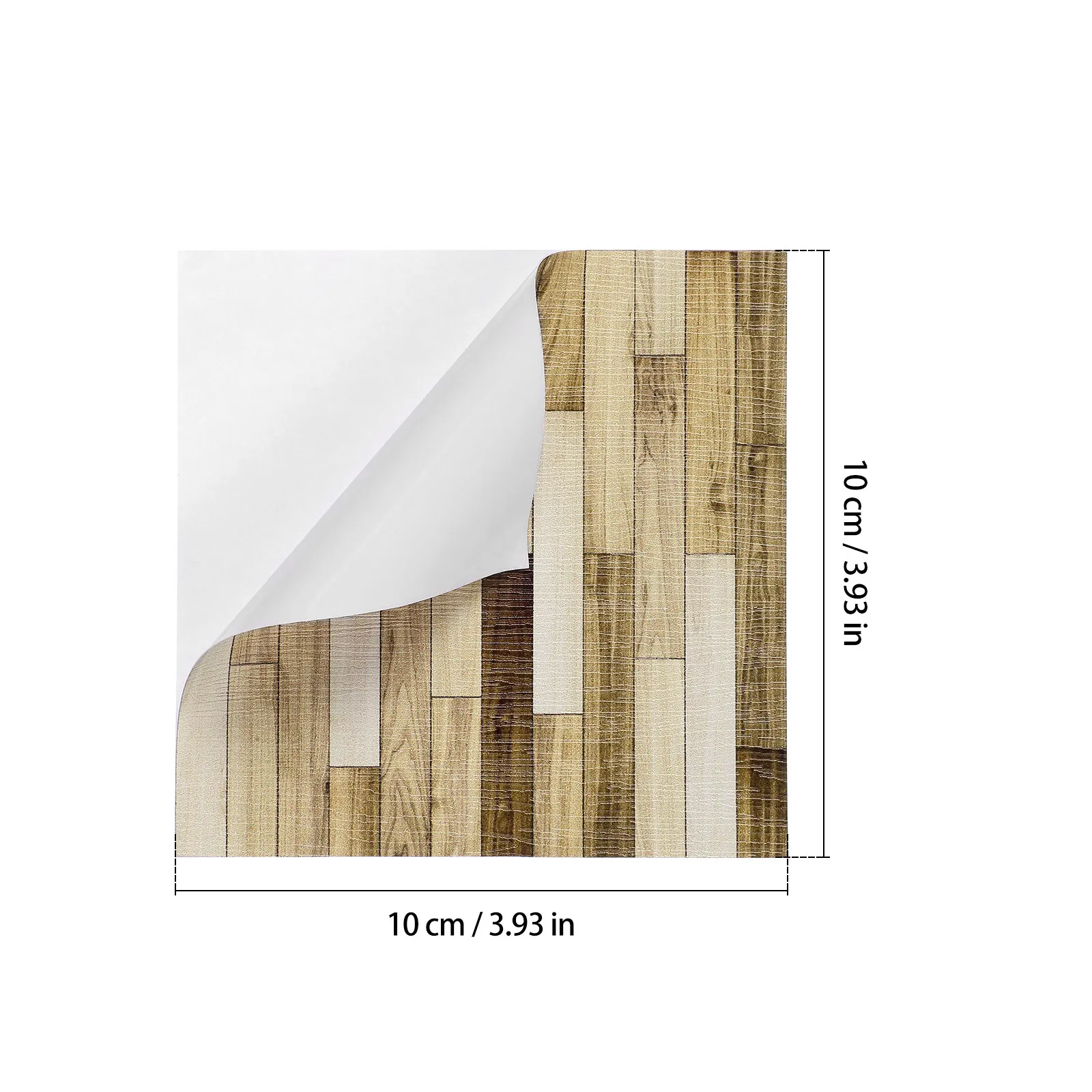 40Pcs Realistic Wood Texture Peel and Stick Floor Tiles 3.9x3.9 Install Self Adhesive Vinyl Tiles for Bathroom Kitchen