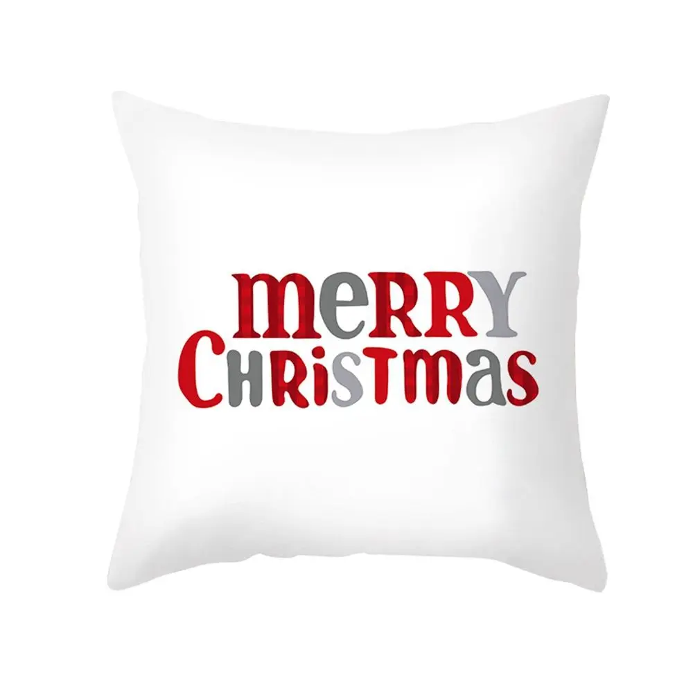 2023 45x45cm Merry Christmas For Home Decor Christmas Decorations Tree Cushion Cover Pillowcase Ornament New Year Gifts