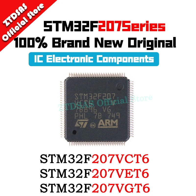 STM32F207VCT6 STM32F207VET6 STM32F207VGT6 STM STM32 STM32F STM32F207 STM32F207VC STM32F207VE STM32F207VG IC MCU LQFP-100