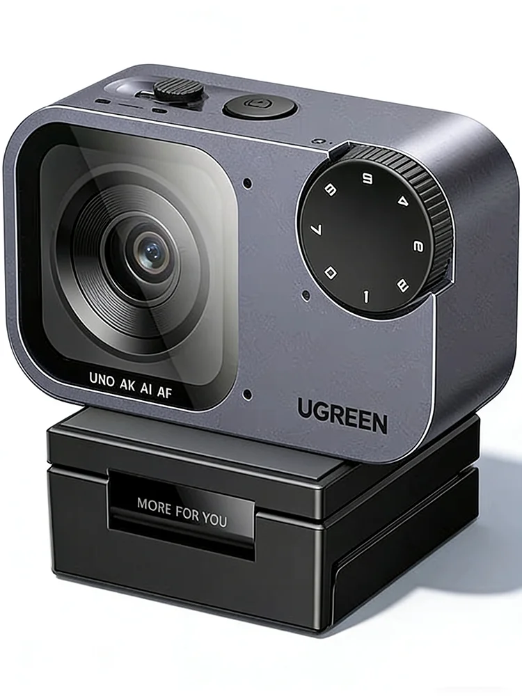 UGREEN 4K USB Webcam AI Streaming Camera with Dual Noise-Canceling Mic, CM930 for Live Streaming, Video Calling, Online Teaching