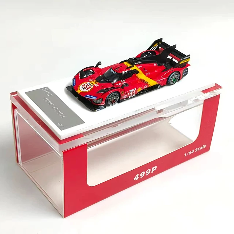 

Star Model Diecast 1:64 Scale 499P 2023 Resin Car Model Static Collection Decorated Holiday Gifts Gifts Toys Souvenir Gift