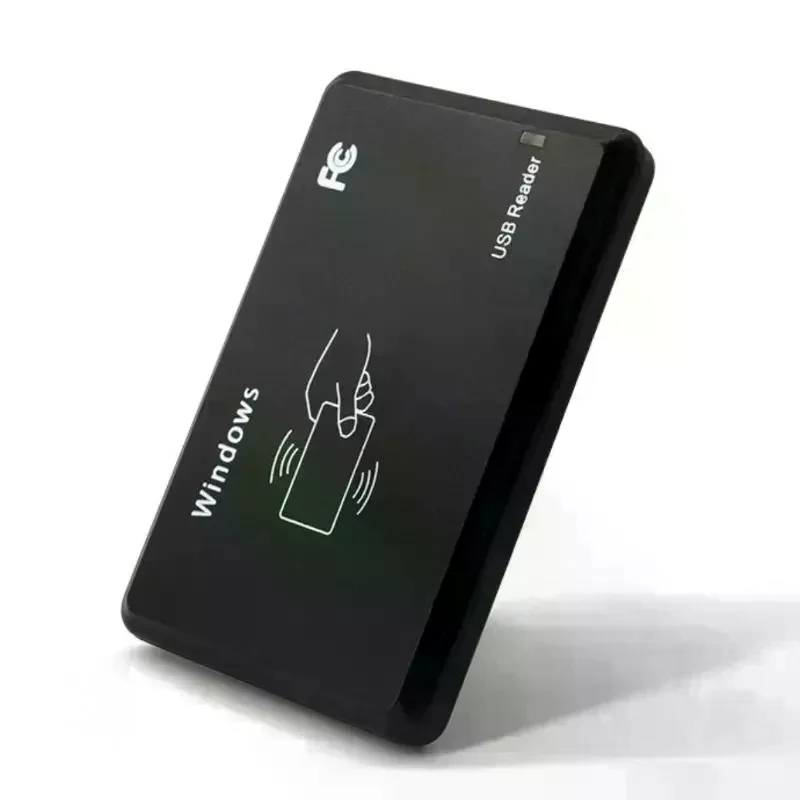 USB Proximity Sensor Smart RFID ID Card Reader Access Control EM4100 EM4305 T5577 Compatible Tags No Need Driver 125KhZ 13.56MHz