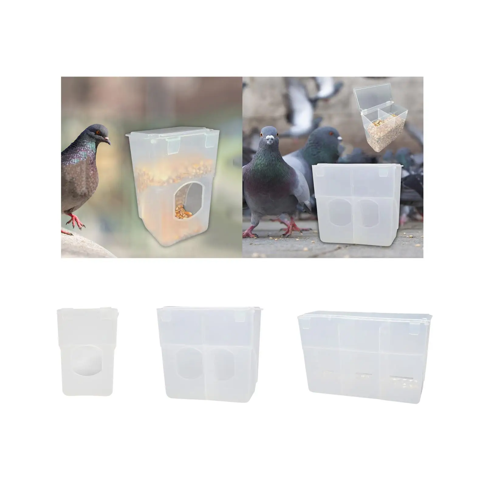 

Automatic Bird Feeder Hanging Parrot Feeder for Parakeet Finch Cockatiel animal