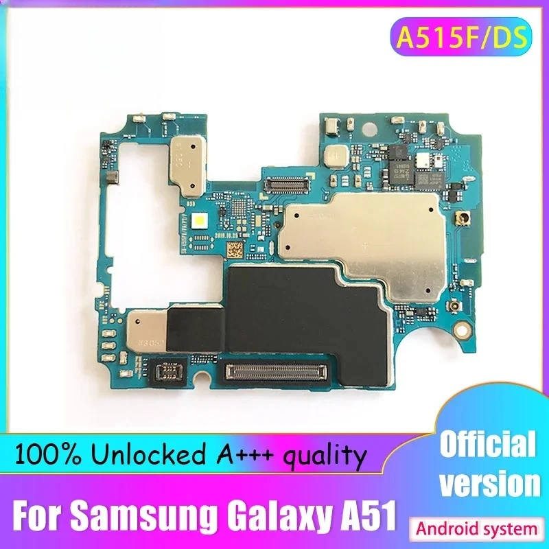Разблокированная пластина для Samsung Galaxy A51 A515F A515DS A515U, материнская плата с полным чипом, материнская плата, чистая логическая плата IMEI Android OS