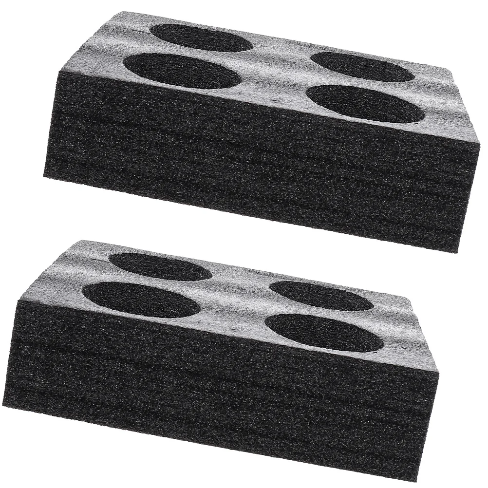 

2 Pcs Coffee Milk Tea Tray Not Easy to Deform Cup Holder Takeout Carrier Carriers Multiple Holes Design Epe Drinks
