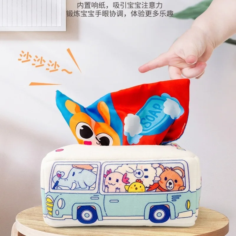 1pc bebê montessori brinquedo caixa de tecido mágico atividade aprendizagem educacional brinquedo sensorial para crianças dedo exercício ocupado brinquedos calmantes