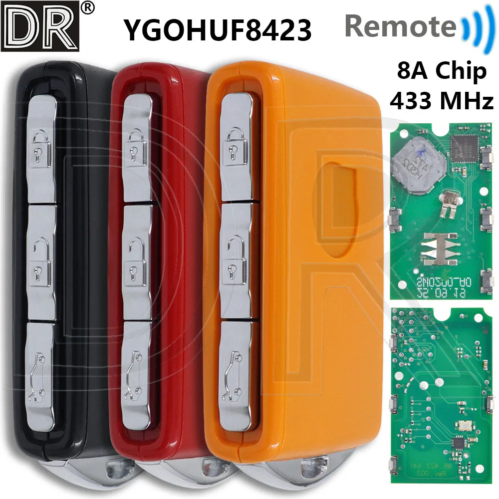 

Great 8A Chip 433MHz YGOHUF8423 Proximity Car Remote Control Key For Volvo XC60 XC90 S40 S60 S90 2016 2017 2018 2019 2020 2021