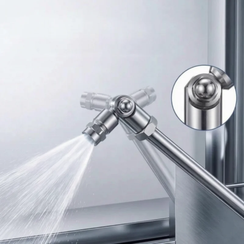 360 ° rotating high-pressure water gun cleaning nozzle, universal interface, used for cleaning air conditioning heat exchangers