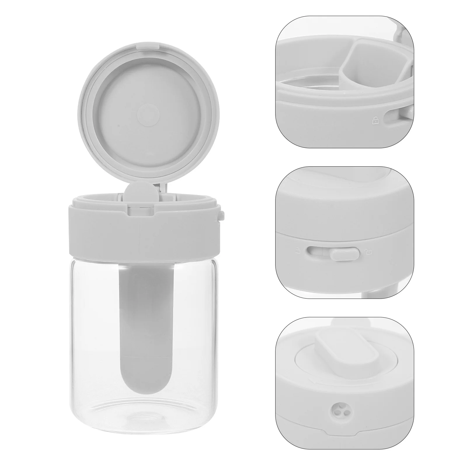 

Classic Salt and Pepper Shaker Small Size Kitchen Seasoning Bottle Reusable Spice Jar for Home Restaurant Storage