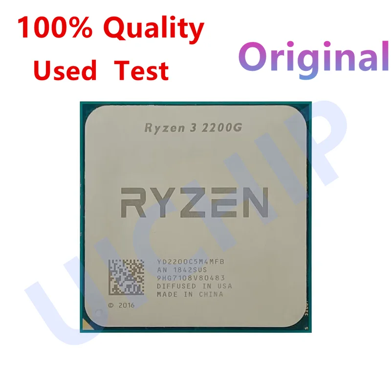 Ryzen 3 2200G R3 2200G 3.5 GHz Quad-Core Quad-Thread CPU Processor YD2200C5M4MFB Socket AM4