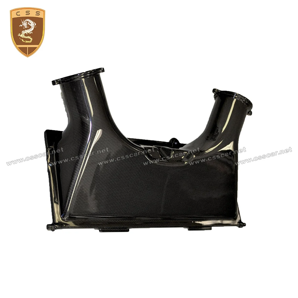 

For Ferrari F8 /488 OEM Style Car Interior Air Intake Hood Cover Dry Carbon Fiber Compartment Intake Air Box Inner Accessories