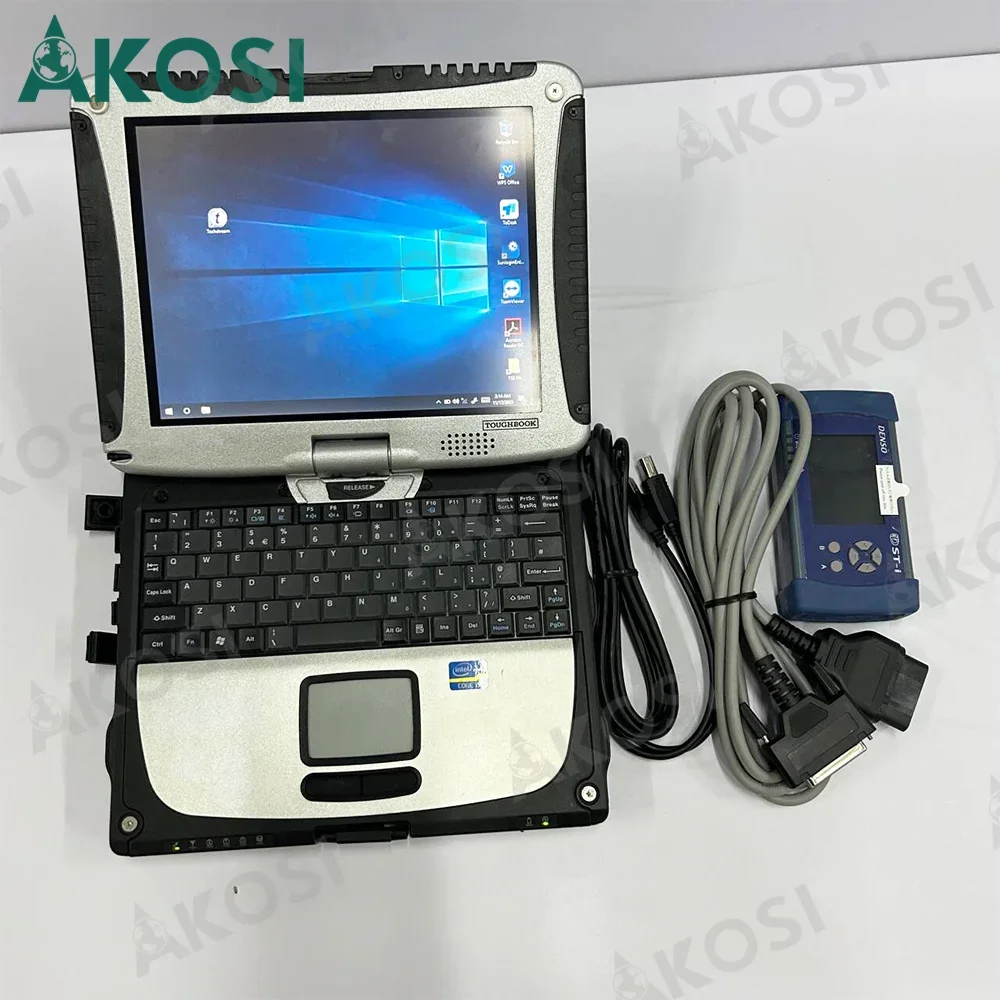 Ready to use CF19 laptop+For DENSO Interface Diagnostic Tool Diagnostic Kit Engine of Hino Diagnostic Software DIAGMASTER DST-I