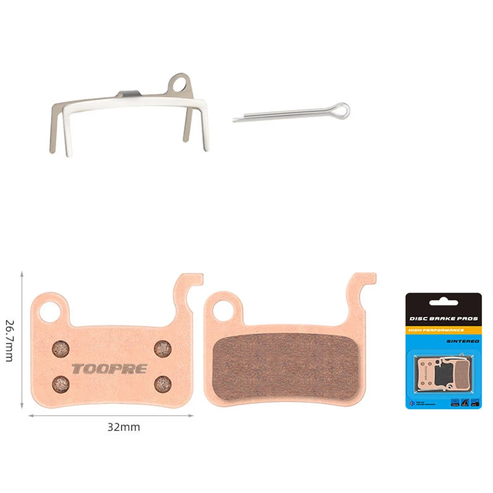 Bicycle Sintering Disc Brake Pads Metal Heat Dissipation Brake Pads For-Shimano For Sram Bike Accessories Cycling Parts