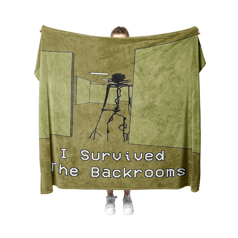 Aertemisi I Survived The Backrooms Pet Blanket for Small Medium Large Dog Cat Puppy Kitten Couch Sofa Decor