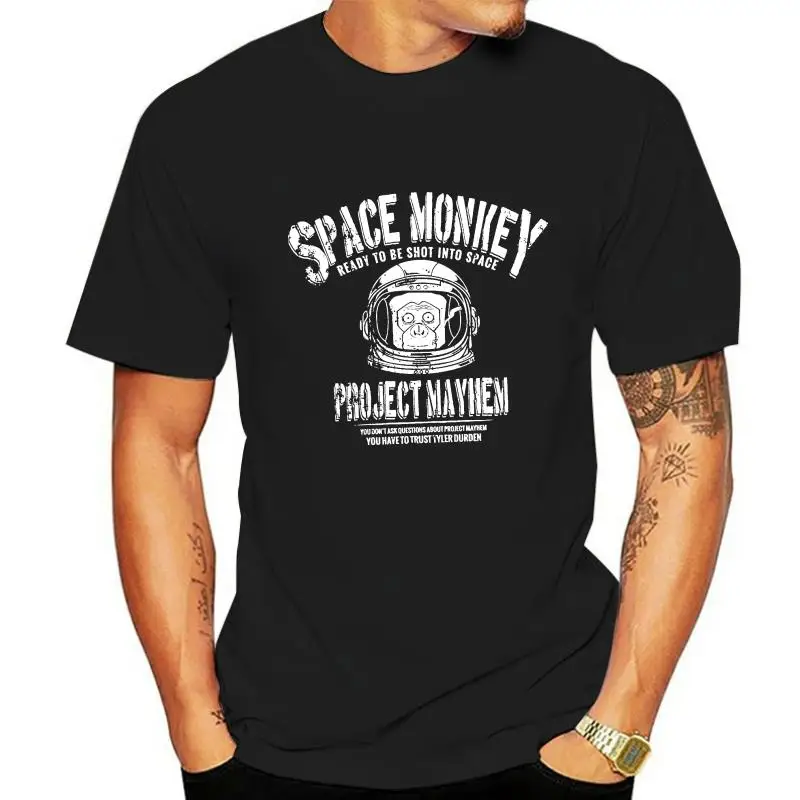 mens tshirt Space Monkey Ready To Sacrafice Himself For The Greater Good-Fight Club T-shirt