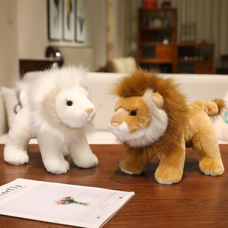 หมอนสิงโตนุ่มนิ่มน่ารัก ของขวัญสุดฮาสำหรับตกแต่งบ้าน เตียง โซฟา สำนักงาน พร้อมฐานกันลื่น ซักเครื่องได้ คุณภาพสูง