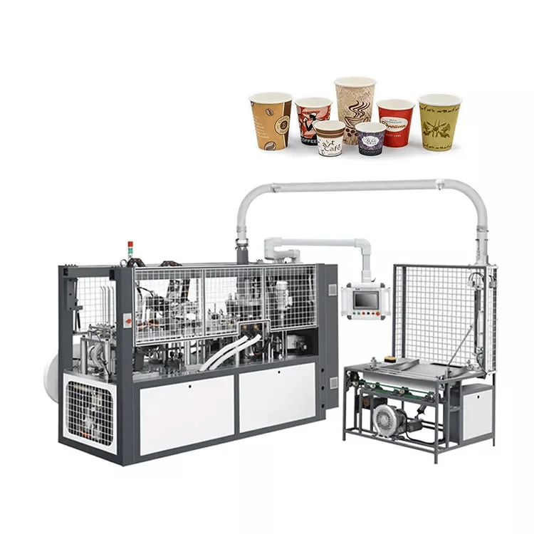 Fully Automatic Hot Sale Disposable Tea Coffee Paper Cup Making Machine Low Cost Small Size Paper Cup Making Machine