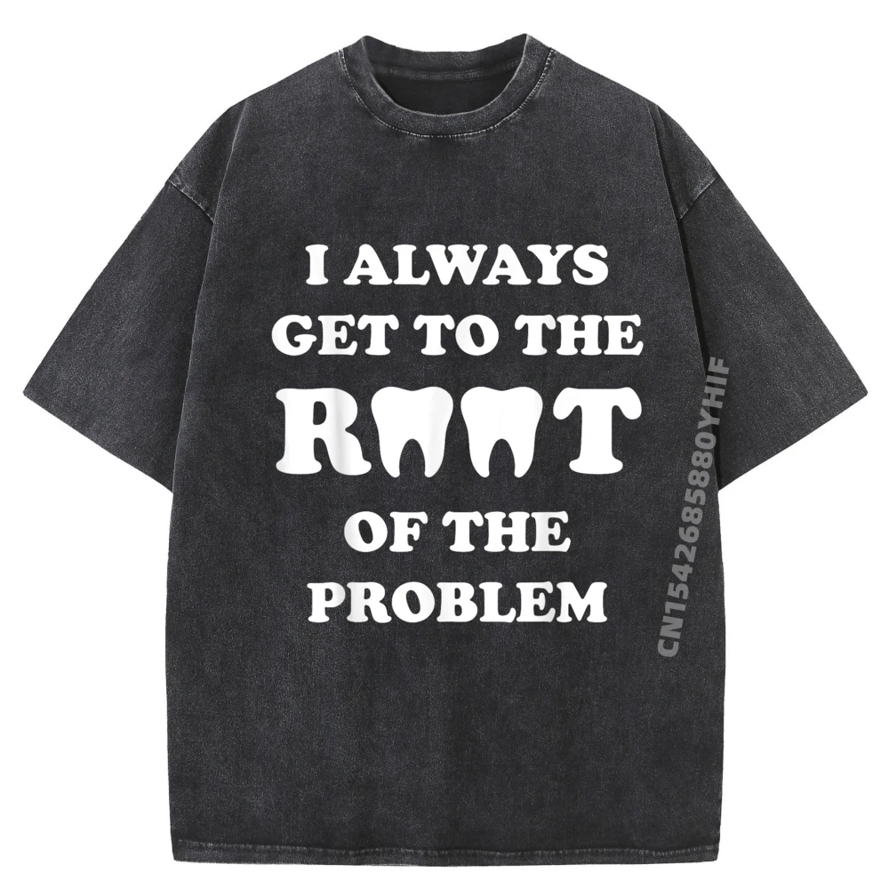 

I Always Get To The Cotton Casual Tees Male T-shirts Men Slogan Graphic Tshirts Outdoor Washed Clothes