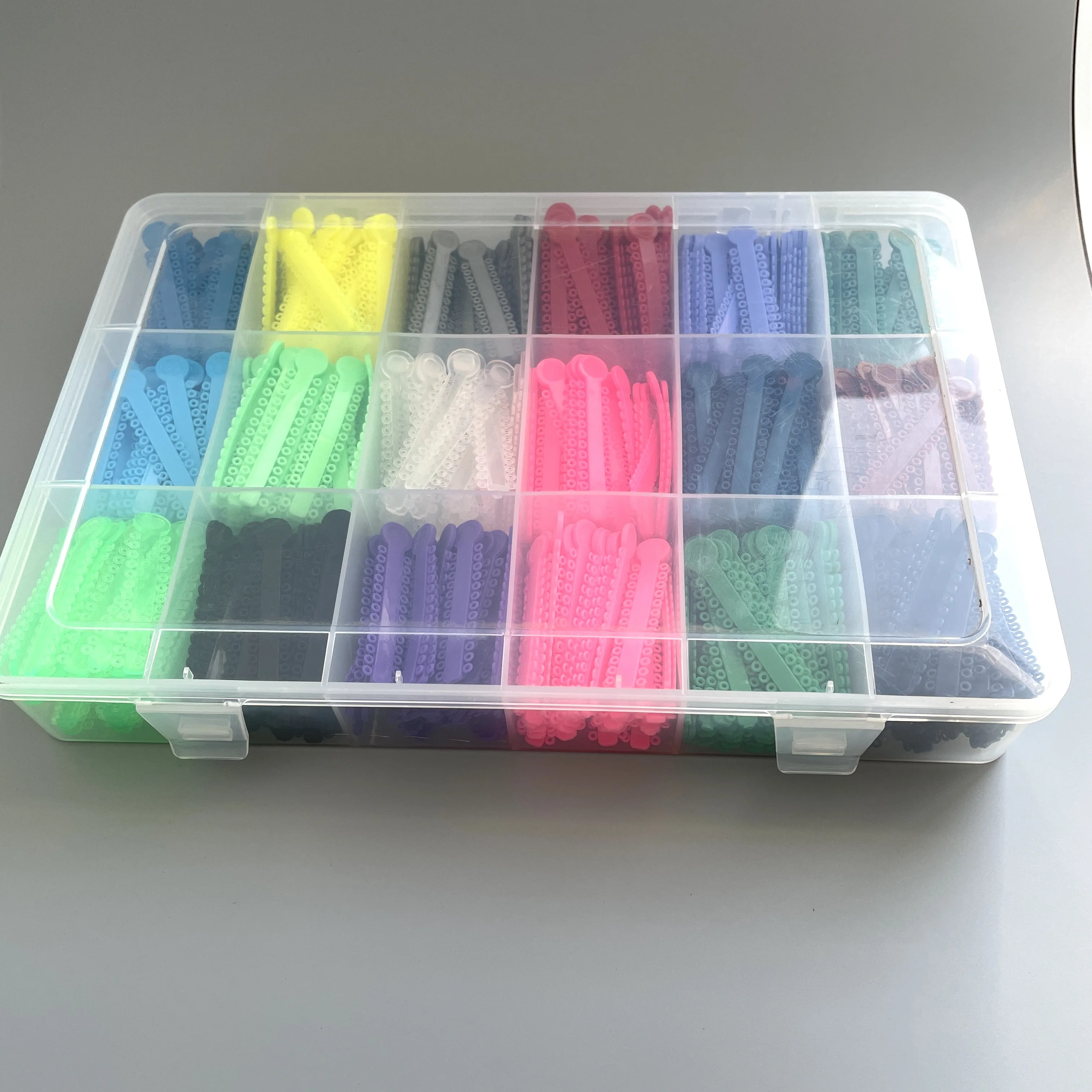 18 Kleuren 40Sticks/Kleur I Type Brace Latex-Vrije Rubber Tie Kleur Kan Kiezen