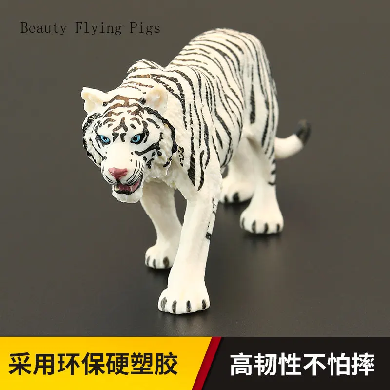 Children\'s Simulated Animal Northeast Tiger Toy Model Small Gift Decoration Vinyl Doll figurine statue