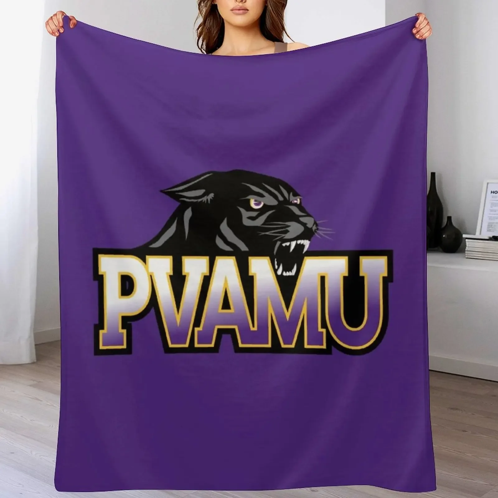 

Prairie View Panthers Throw Blanket Multi-Purpose Bed Hairy for winter Blankets