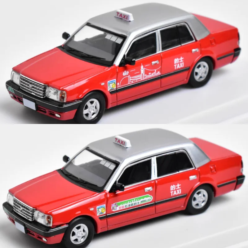

Diecast LMLF 1:64 Scale Toyota Crown Comfort1 Taxi Hong Kong Alloy Car Model Collectible Toy Gift Souvenir Display Ornament
