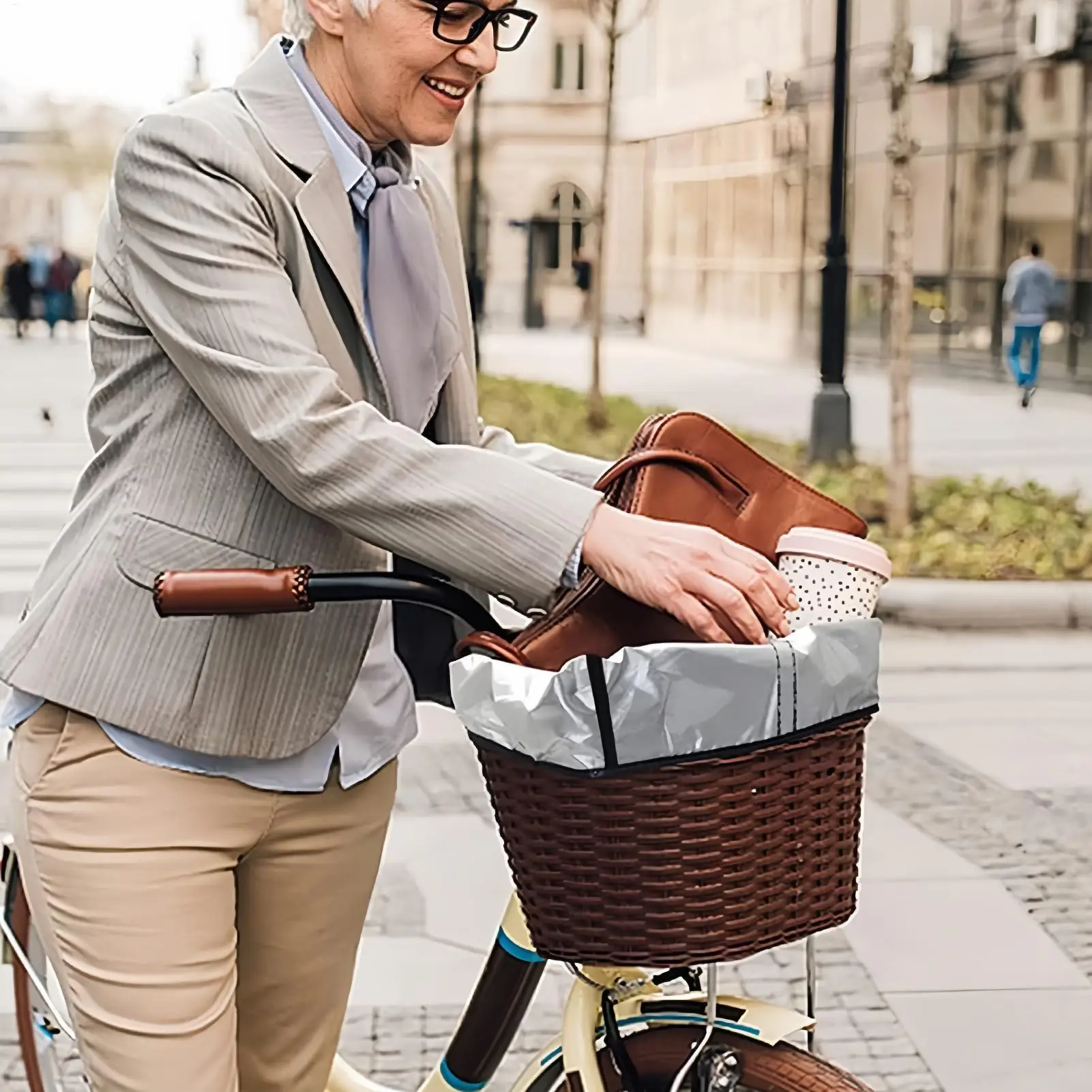 

Вставка для велосипедной корзины, светоотражающая непромокаемая защита для езды на велосипеде, вставка для велосипедной корзины, дождевик для езды на велосипеде, езды на велосипеде