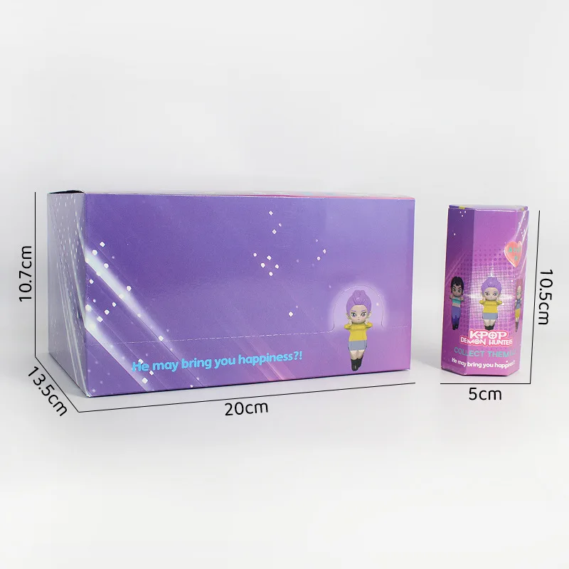 2025년 핫셀링 K팝 데몬 헌터즈 블라인드 박스 시리즈 애니메이션 피규어 장식품 인형 팬 어린이 생일 선물 랜덤 블라인드 박스