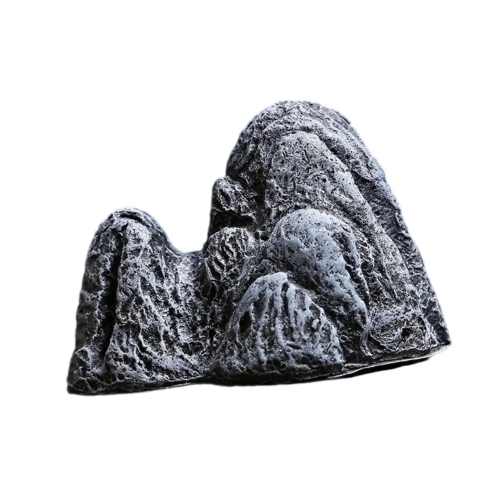 Simulation Rockery Stone Aquarium Decor Faux Landscaping Rock Fish Tank Ornaments for Home Office Display