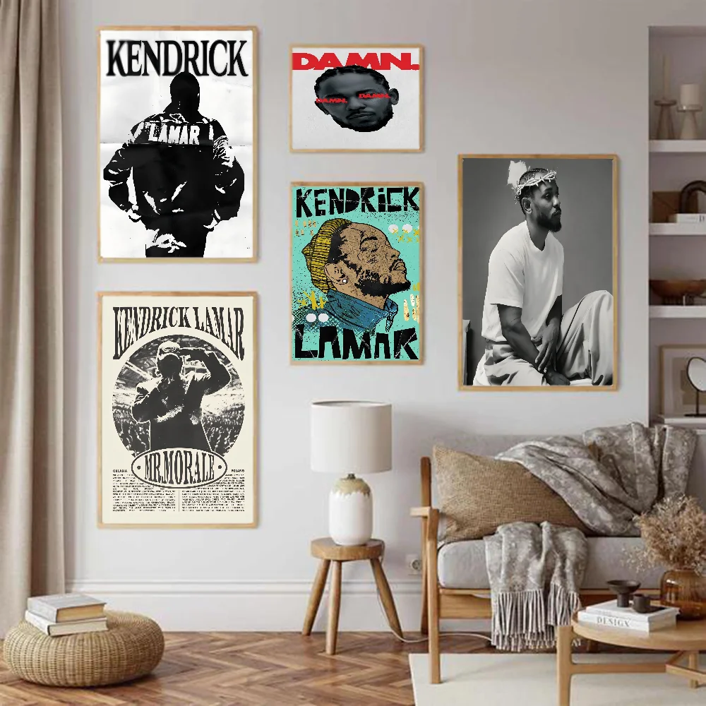 

Kendrick L-Lamar Classic Vintage Posters Vintage Room Home Bar Cafe Decor Nordic Home Decor