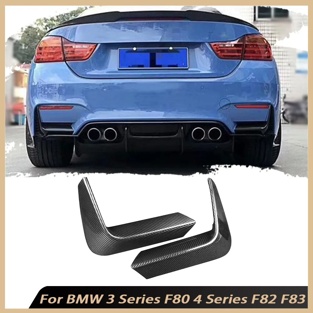 

Dry Carbon Fiber Rear Lip Splitter for BMW 3 Series F80 4 Series F82 F83 2014-2018 Splitters Flaps Apron Winglets For M3 M4