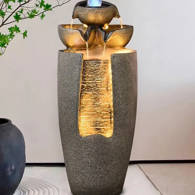 Water Rockery Indoor Fountain Rich Meaning Of Home Decoration Home Decoration Modern Indoor Fountain Corporation Fuente Interior