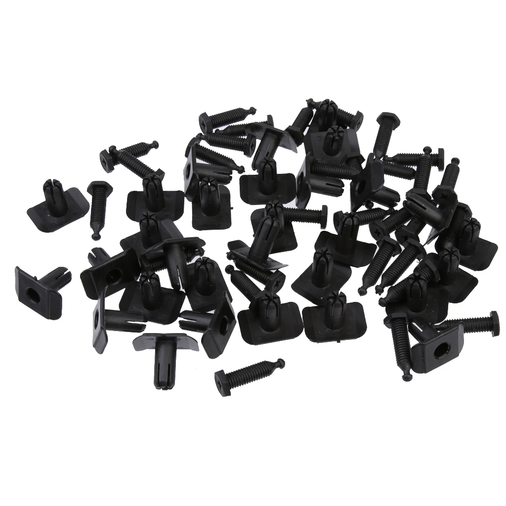 

Mazda Door Trim Panel Retainers Fasteners Clips Black Plastic Mounting Kit for Mazda 323 MX5 RX7 RX8