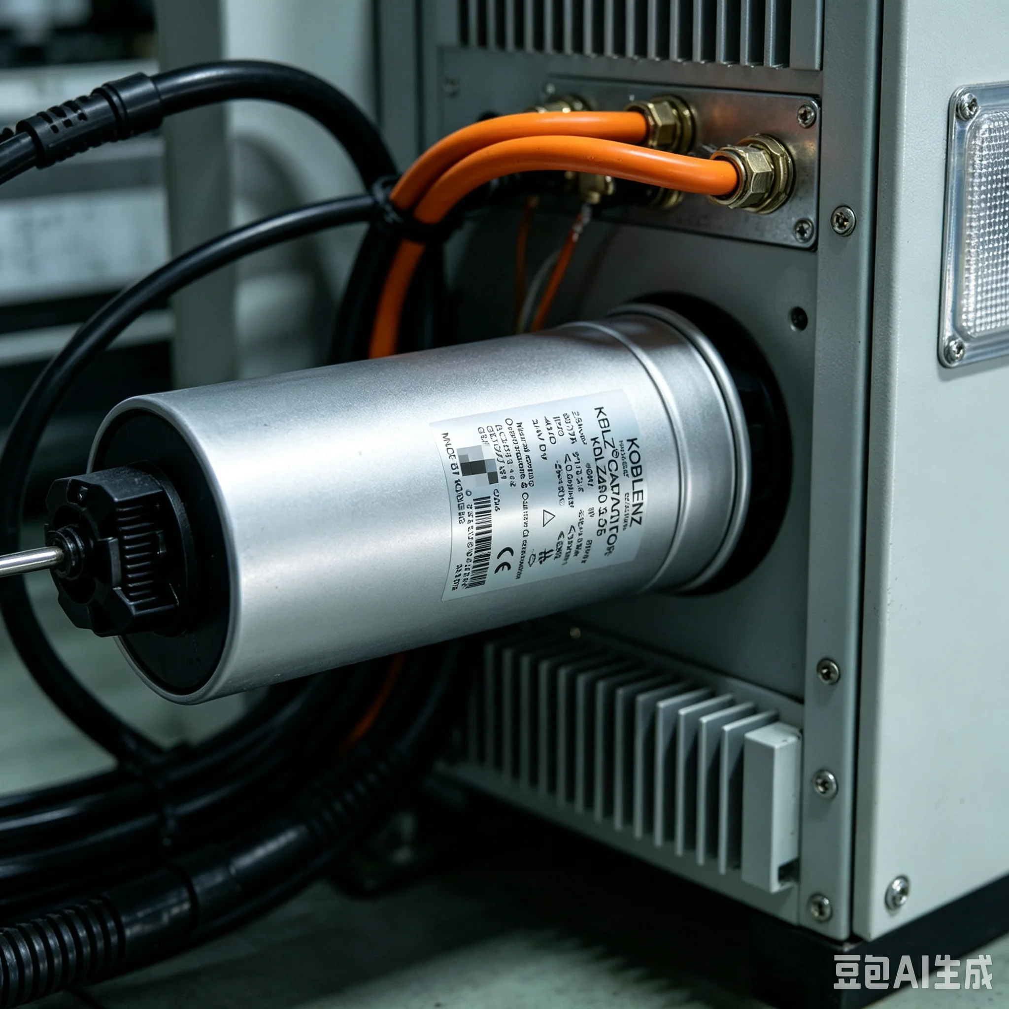 KOBLENZ KBLZ480-3-25 Power Capacitor 25kvar 480VAC 115uF 3-Phase PFC Cylindrical