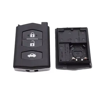 Cocolockey 折疊遙控汽車鑰匙圈 2B 3鍵折疊鑰匙套 適用於馬自達2 3 6 遙控鑰匙 Visteon 2003 - 2007 替換件 10 最佳銷售 2003年馬自達6 - №3