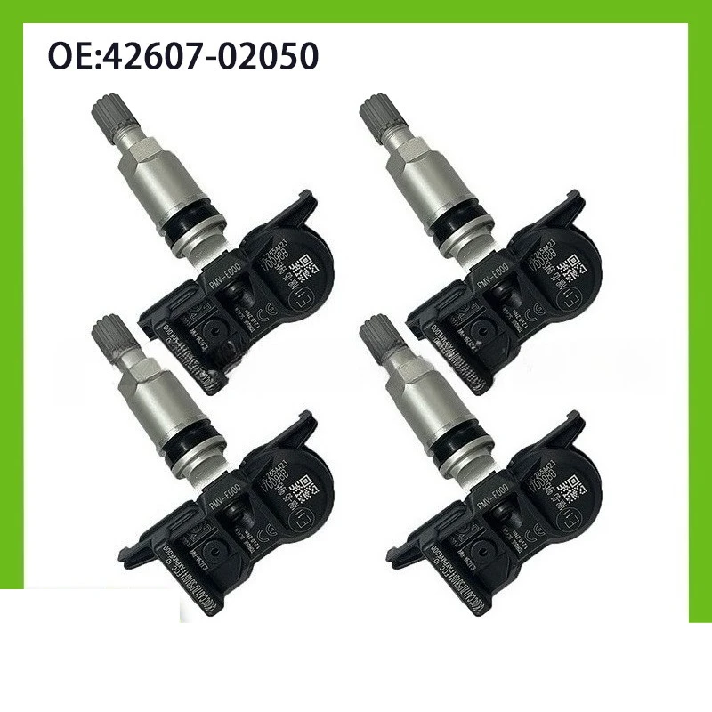 

42607-02050 4260702050 4pcs Tire Pressure Sensor for Lexus ES for Toyota Highlander 315MHz For 2014-2023 Toyota Camry 4Runner