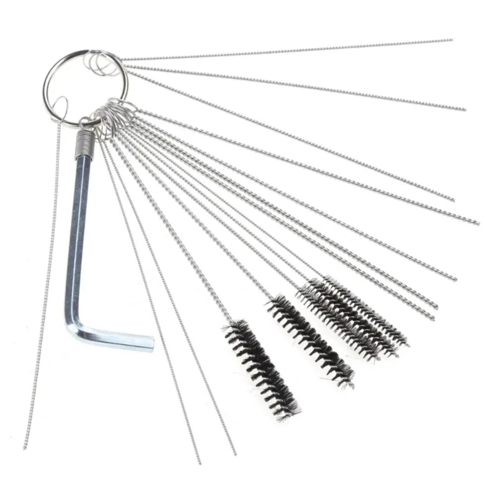 Dirt Brushes Needles Cleaner Kits Car Motorcycle Scooter Carburetor Cleaning Tool Welder Carb Chainsaw Wire Cleaner Kits