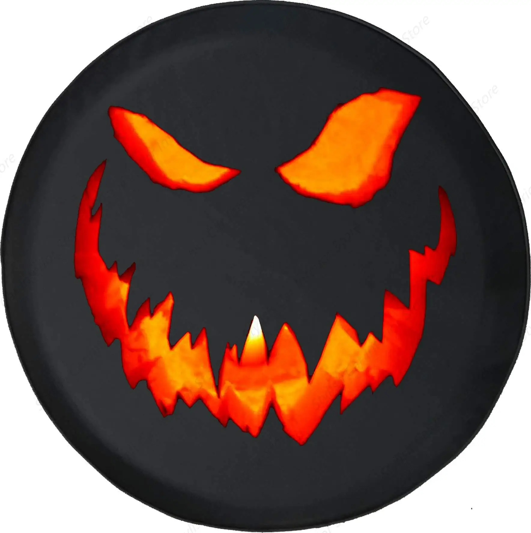 

Чехол для рождественского запасного колеса Jack o Lantern Evil Pumpkin, черный