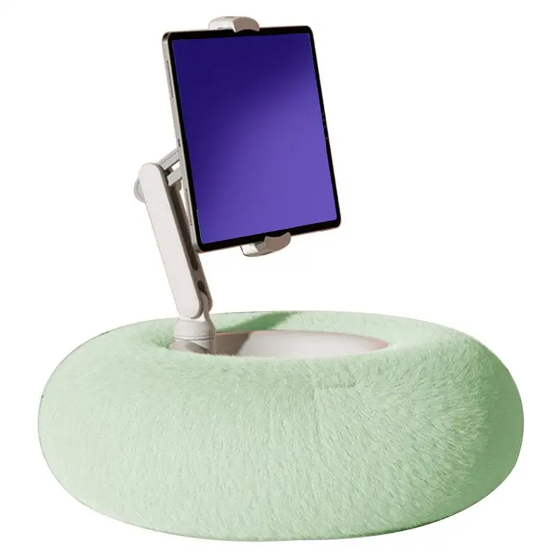 Tablet Holder Pillow Soft Phone Holder With Bowl Pillow Stand Reading Lap Holder Cozy Laying Tablet Accessories For Desk & Bed