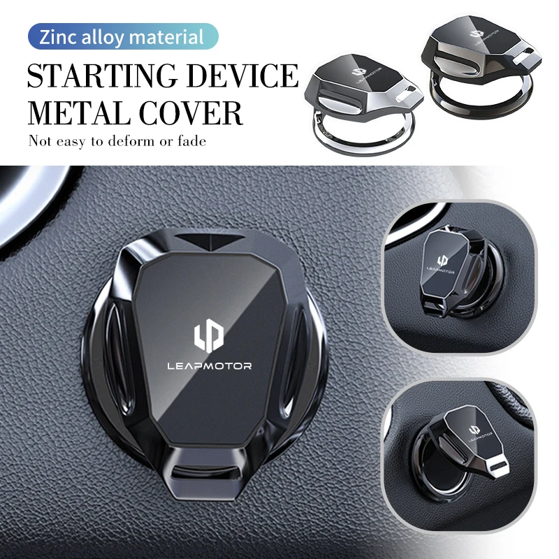 Car Engine Ignition One-Click Start Stop Button Keyless Push Switch For Leapmotor C11 2021 2022 2023 2023 T03 S01 C11 Reev